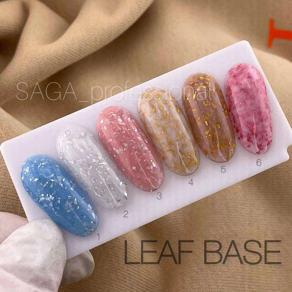 Saga Leaf Base №04 milk with gold foil 9ml