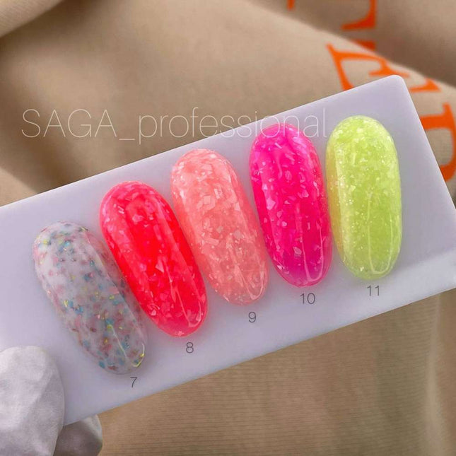 Saga Leaf Base №10 Persian rose with silver foil 9ml
