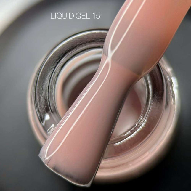 Saga tekući gel №15 Bež breskva 15ml