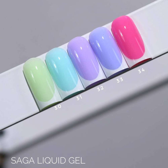 Saga Liquid Gel №34 Barbie pink 15ml