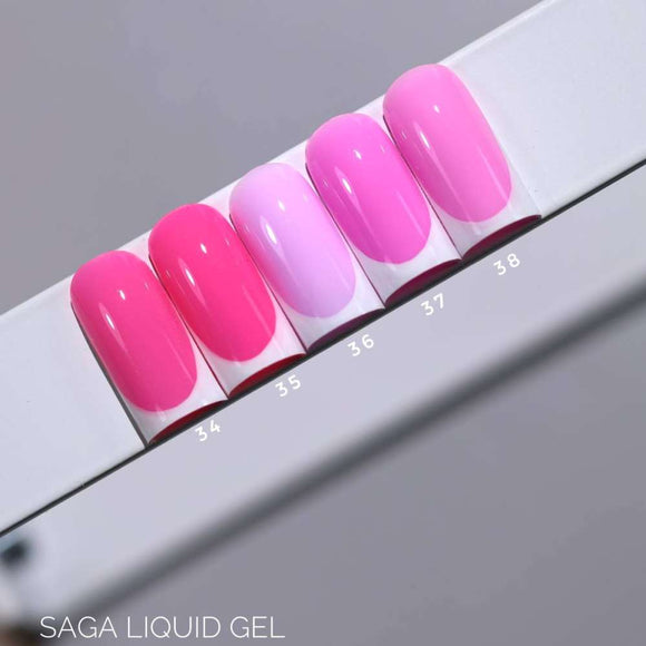 Saga Liquid Gel №38 Cream pink 15ml