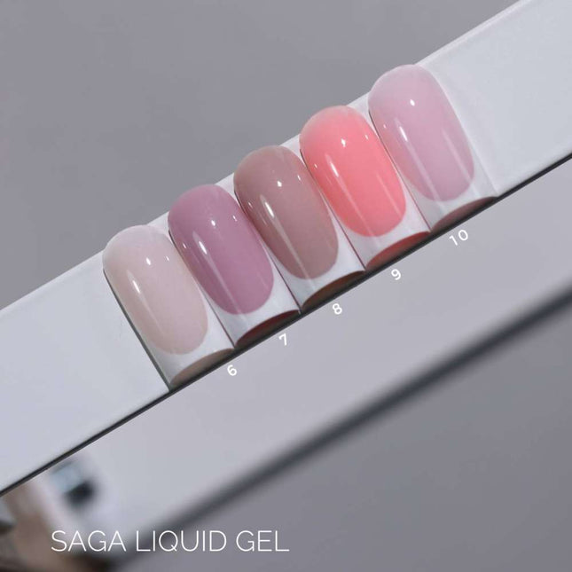 Saga tekutý gél №06 Milky pink 15ml