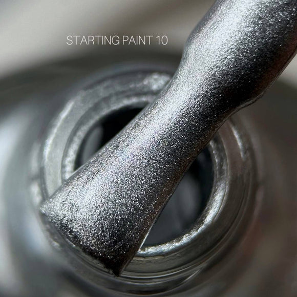 Stamping Farbe Nr. 10 Silber 8ml Saga Professional