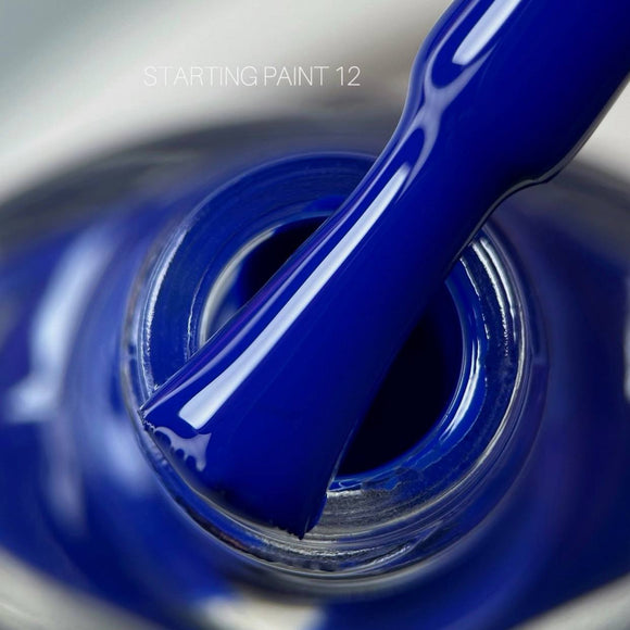 Pintura para Stamping Nº12 Azul oscuro 8ml Saga Professional