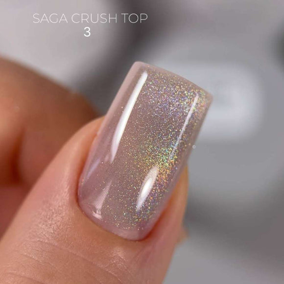 Saga Decklack Crush №03 mit holografischem Katzenaugeneffekt 9ml