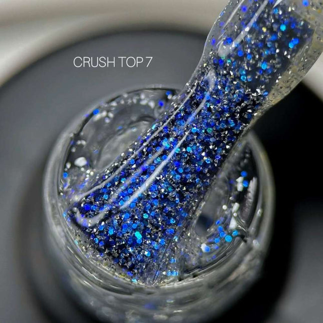 Soprabito Saga Crush №07 con scintille camaleontiche blu 9ml