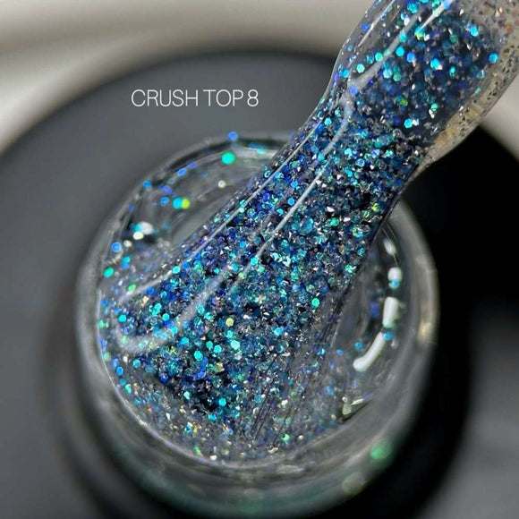 Saga Capa superior Crush №08 con destellos acuáticos camaleónicos 9ml