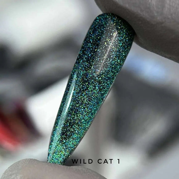 Saga Cat Eye Wild Nr. 1 Grün Blau Gold 9ml
