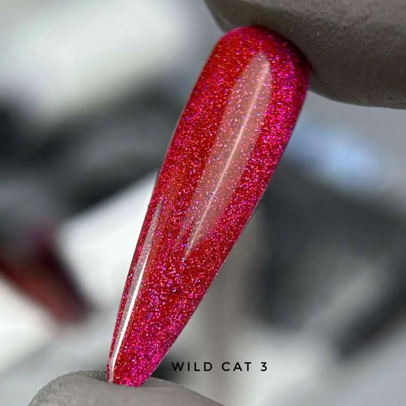 Saga Cat Eye Wild Nr. 3 Rot Pink Lila 9ml
