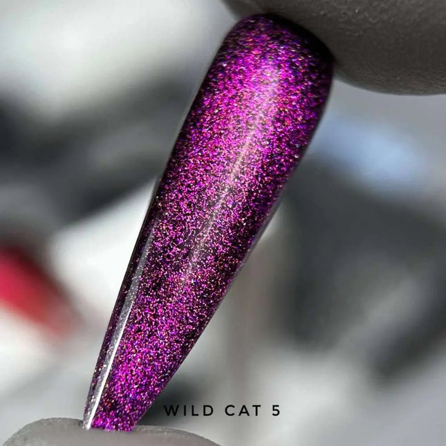Saga Cat Eye Wild №5 Violet Gold 9ml