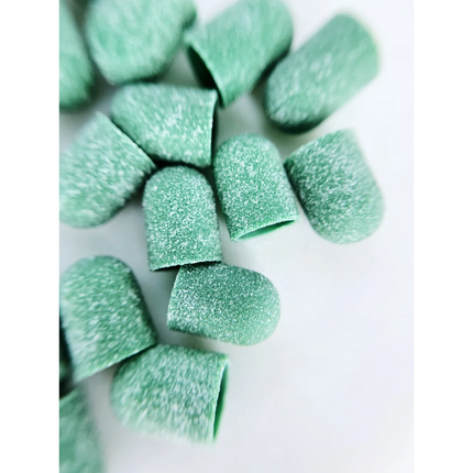 Sand cap - 10*15mm Size:S set 5 pcs - Green 120 grit - Sanding caps