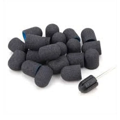 Sand cap -13*19 mm Size:M set 5pcs - Black 180 grit - Sanding caps