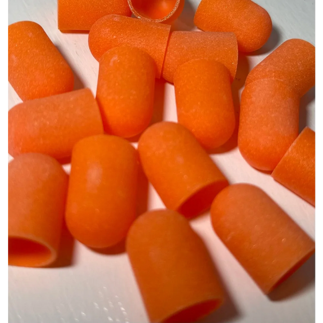 Sand cap -13*19 mm Size:M set 5pcs - Orange 120 grit - Sanding caps