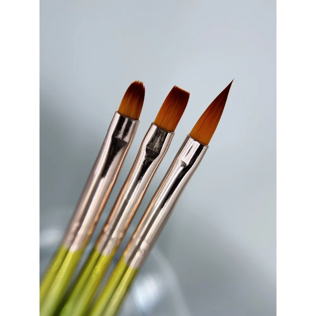 Set of Gel Brushes set 3pcs - Nail Art Brushes