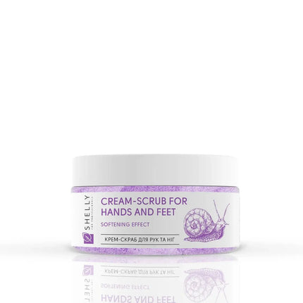 Creme-Peeling für Hände und Füße mit Allantoin, Schneckenextrakt und Sheabutter Shelly 350 g