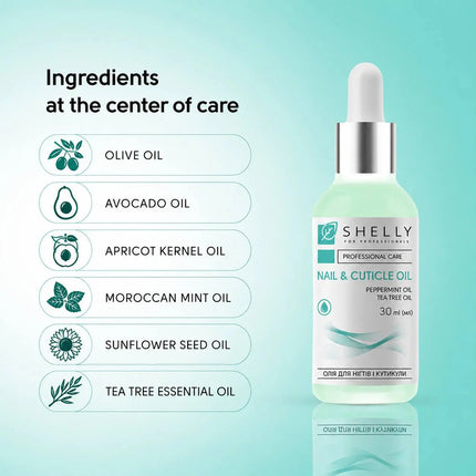 Ulje za nokte i kožicu Menta i čajevac Shelly 30 ml