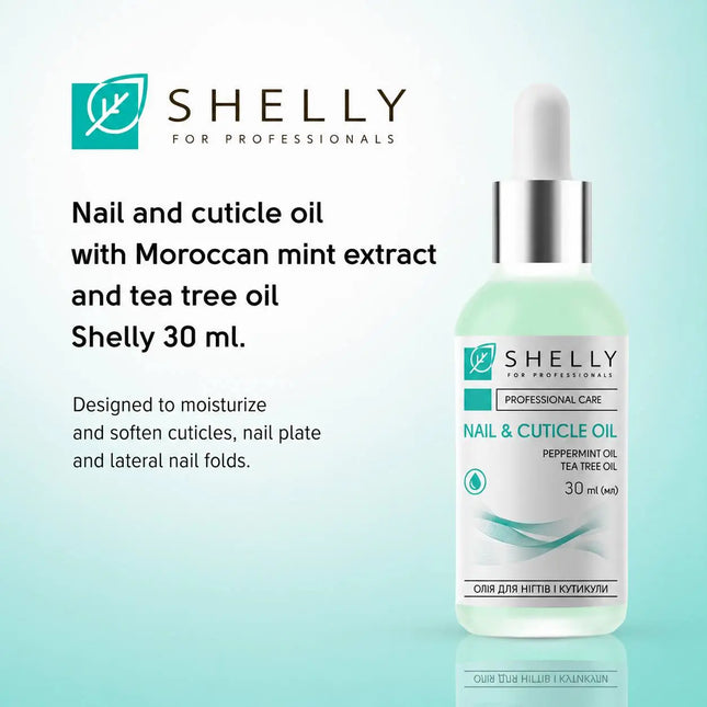 Aceite para uñas y cutículas Menta y Árbol de Té Shelly 30 ml