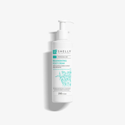 Regenerierende Fußcreme mit Allantoin, Bambusextrakt und Sheabutter Shelly 250 ml