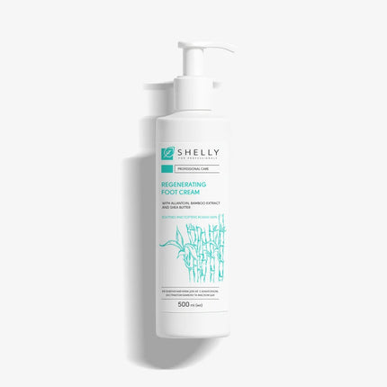 Regenerierende Fußcreme mit Allantoin, Bambusextrakt und Sheabutter Shelly 500 ml
