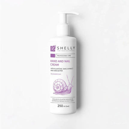 Hand- und Nagelcreme mit Kollagen, Elastin und Pfingstrosenextrakt Shelly 250 ml