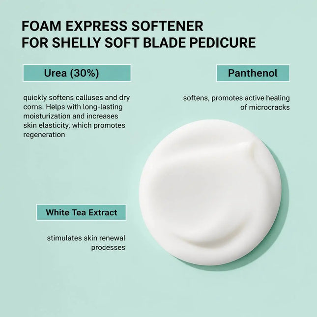 Foam Express Softener For Pedicure Soft Blade Shelly 150 ml