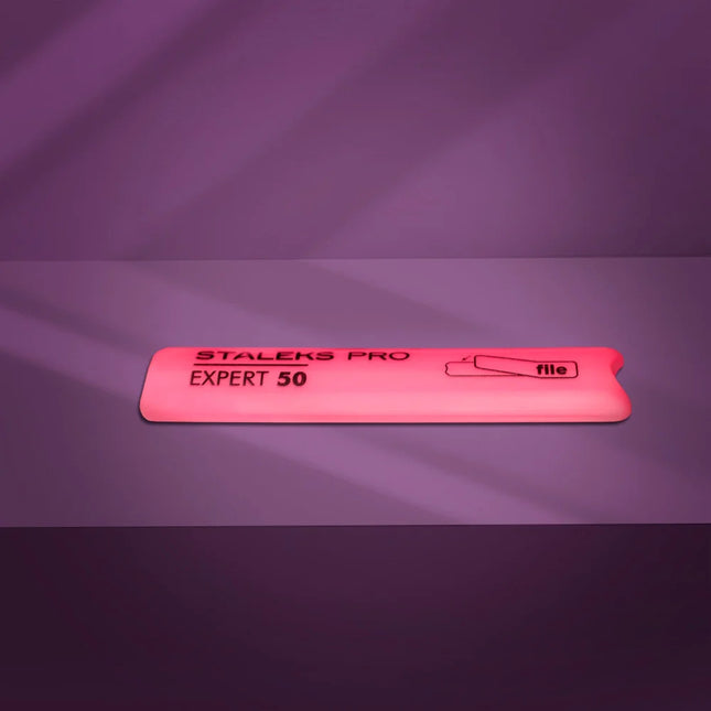 Slanted plastic nail file short (base) Staleks Pro Expert 50 SPBE-50 - Nail File
