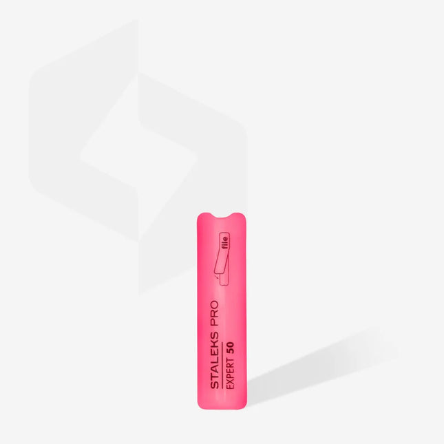 Slanted plastic nail file short (base) Staleks Pro Expert 50 SPBE-50 - Nail File