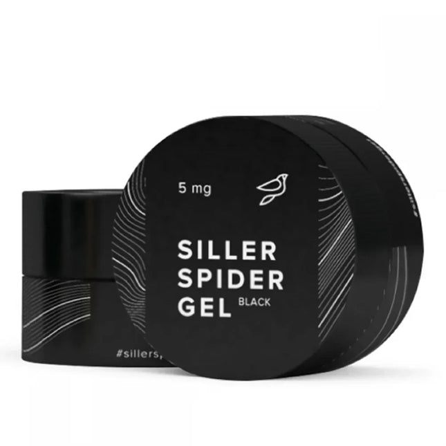 Spider Gel black 5 ml Siller - Spider gel