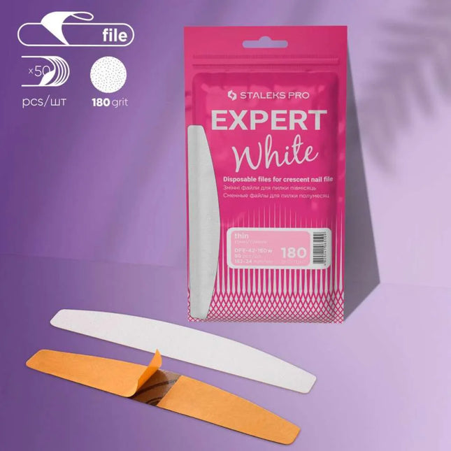 Disposable Files Crescent Staleks Expert 42 180 grit 50 pcs