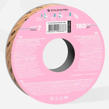 Nastro abrasivo usa e getta papmAm Staleks Pro Expert 180 grit, ATSC-180
