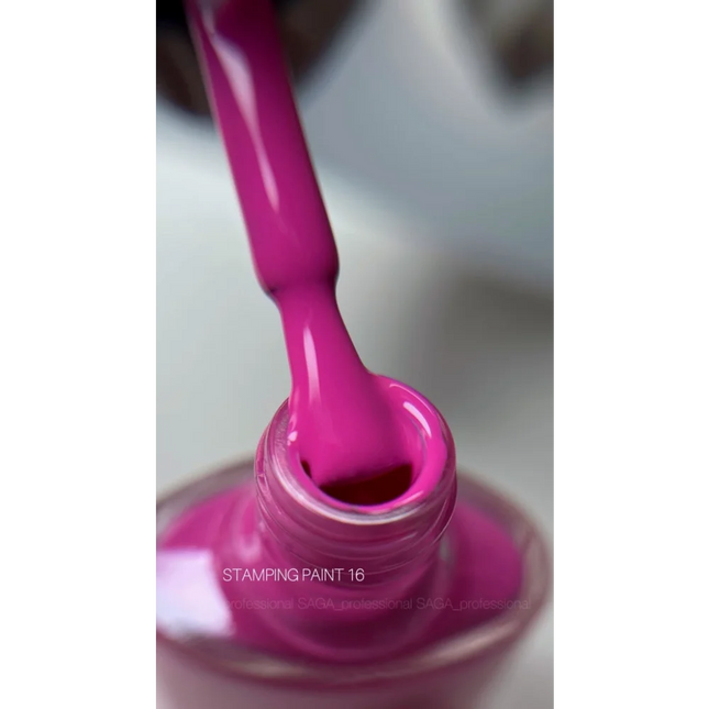 Stamping Paint №16 8ml Saga Professional - Stamping Paint
