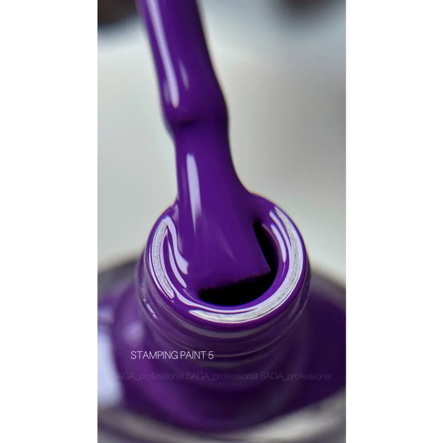 Stamping Paint №5 8ml Saga Professional - Stamping Paint