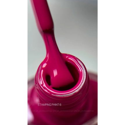 Stamping Paint №6 8ml Saga Professional - Stamping Paint