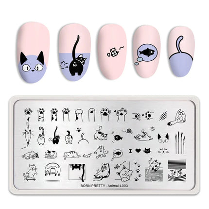 Stamping plate BORN PRETTY - Animal-L003 - Stamping Plate