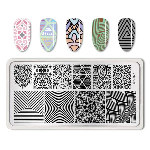 Stamping plate Born Pretty BP-L027 - Stamping Plate