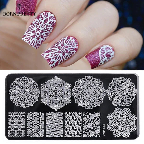 Stamping plate Born Pretty BP-L028 - Stamping Plate