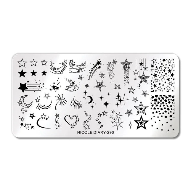 Stamping plate NICOLE DIARY-290 - Stamping Plate