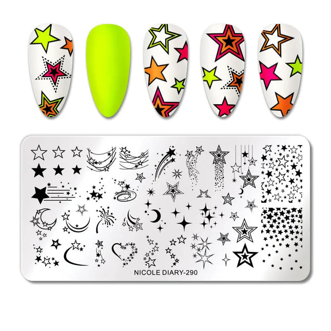 Stamping plate NICOLE DIARY-290 - Stamping Plate