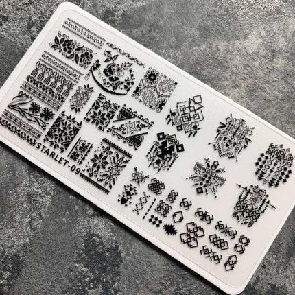 Starlet Stamping Plate №09