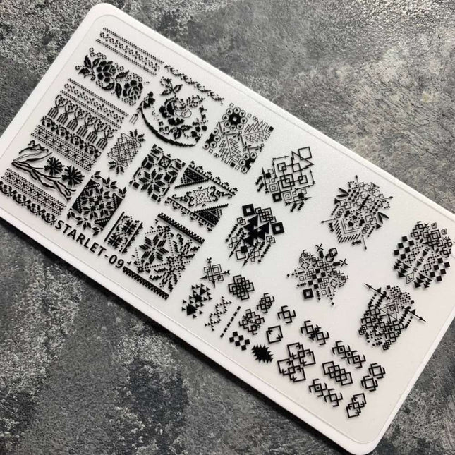 Πλάκα Stamping Starlet №09