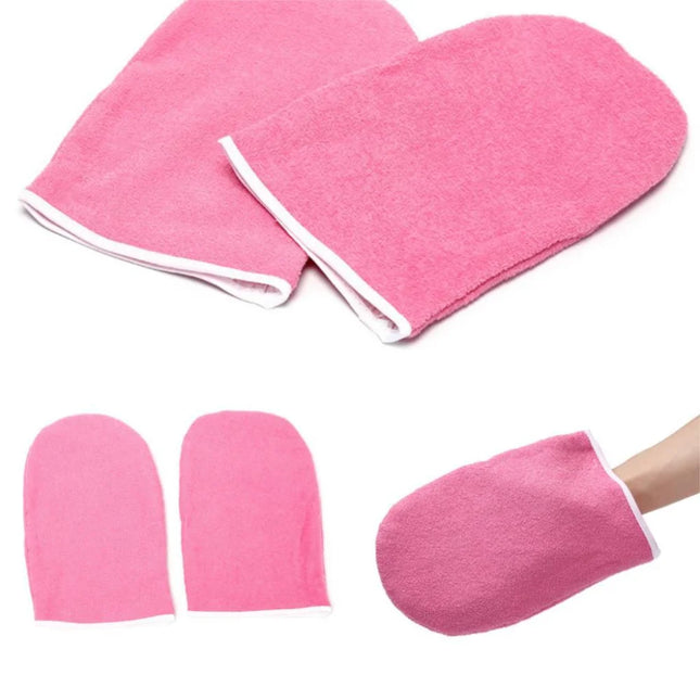 Terry mittens for paraffin therapy 1 pair - Gloves terry