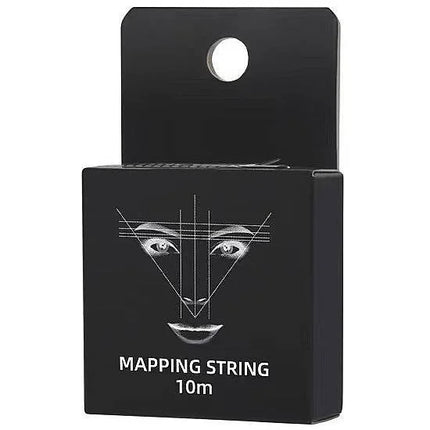 Thread for marking eyebrows Customs Mapping String 10 m - Black - Eyebrow marking thread