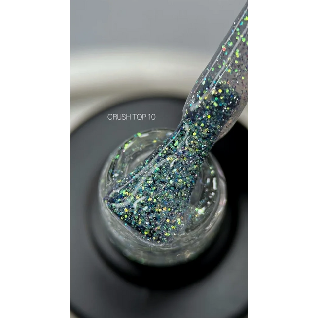 Top Crush №10 9 ml Saga Professional - Top Coat
