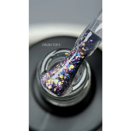 Top Crush №6 9 ml Saga Professional - Top Coat