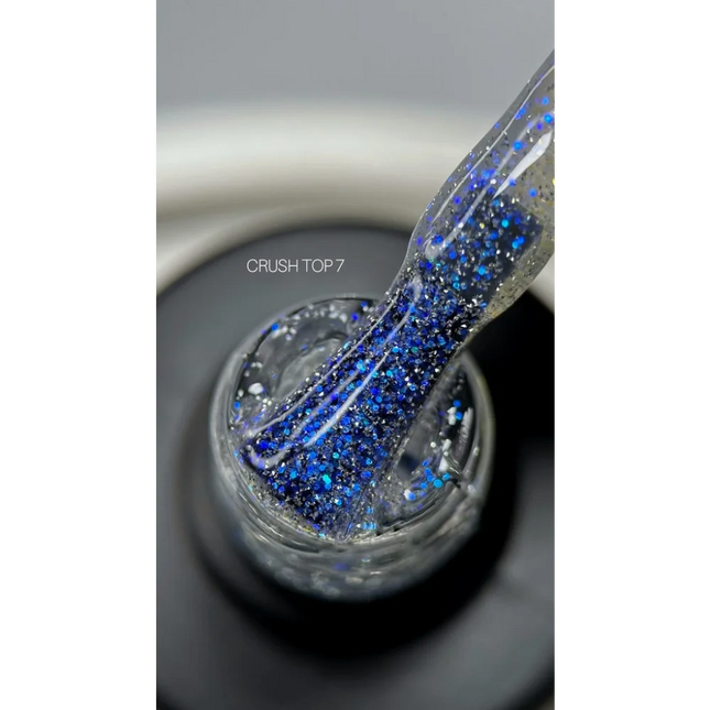 Top Crush №7 9 ml Saga Professional - Top Coat