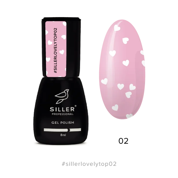 Top Lovely №2 8 ml Siller - Top Coat