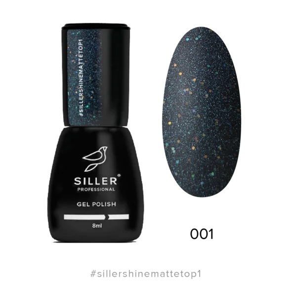 Top Matt Shine №1 8 ml Siller - Top Coat