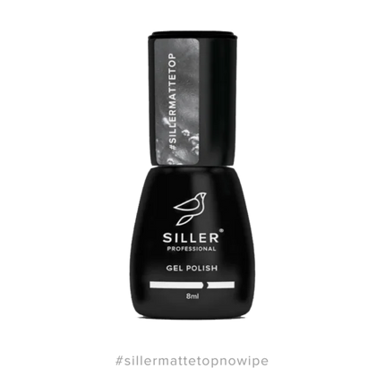 Top MATTE No Wipe 8 ml Siller - Top Coat