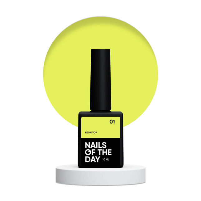 Top neon №1 10 ml NAILSOFTHEDAY - Top Coat