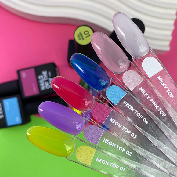 Top neon №2 10 ml NAILSOFTHEDAY - Top Coat